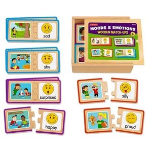Lakeshore Moods & Emorions Wooden Match-ups